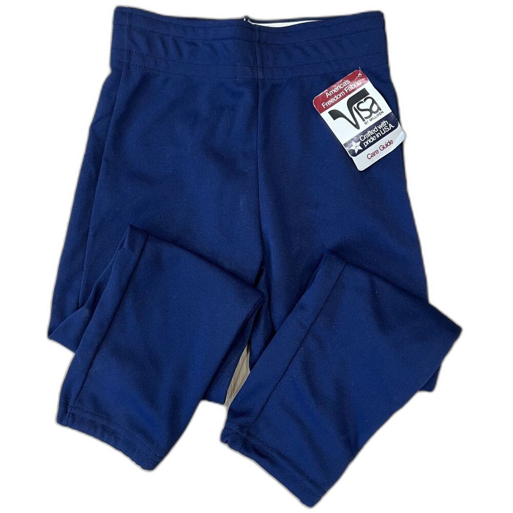 1990s Vintage Youth Sz Large Blue Athletic Football/Baseball Pants by New South